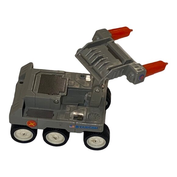 Vintage 1986 Starcom Six-Wheeled Tank Vehicle Toy With Red Missiles By Coleco - Picture 8 of 12